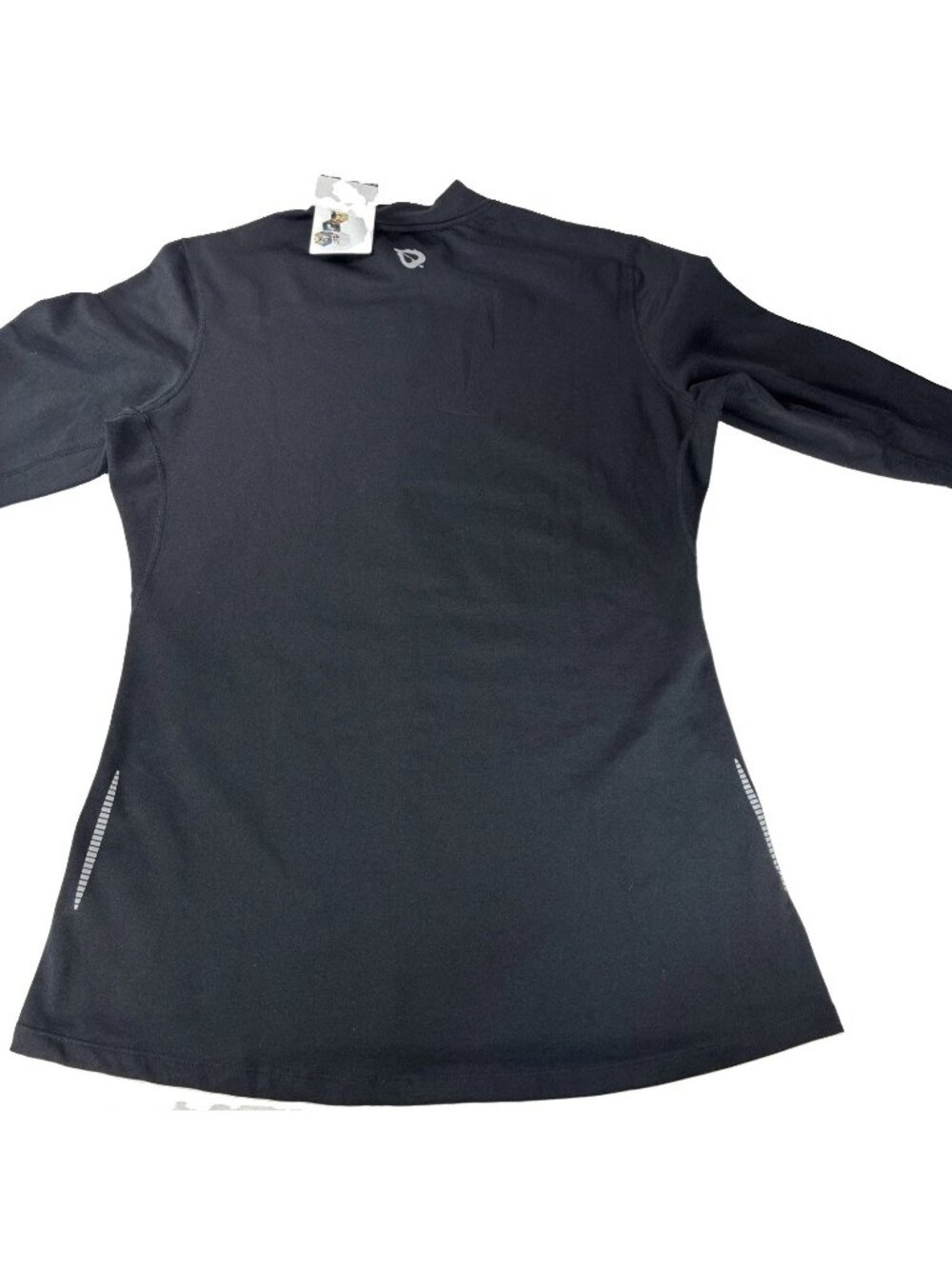NWT Baleaf Womens XL Black Mock Neck Long Sleeve Athletic Running Shirt Top New